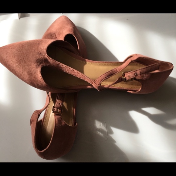 Forever 21 Pink Mauve Flat Shoe, Size 7.5 - Picture 2 of 3